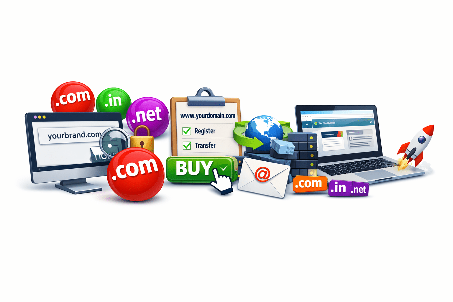 Register domain